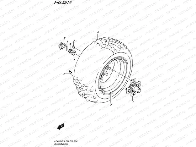 REAR WHEEL RIGHT