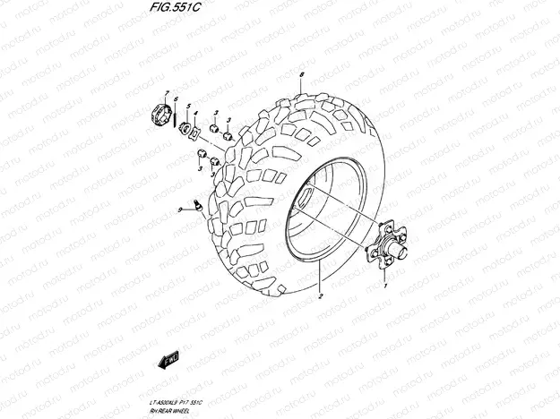 REAR WHEEL RIGHT