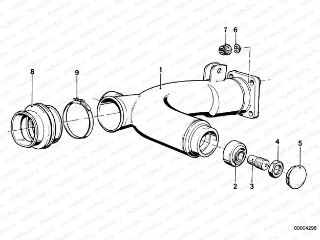 Rear wheel swinging arm