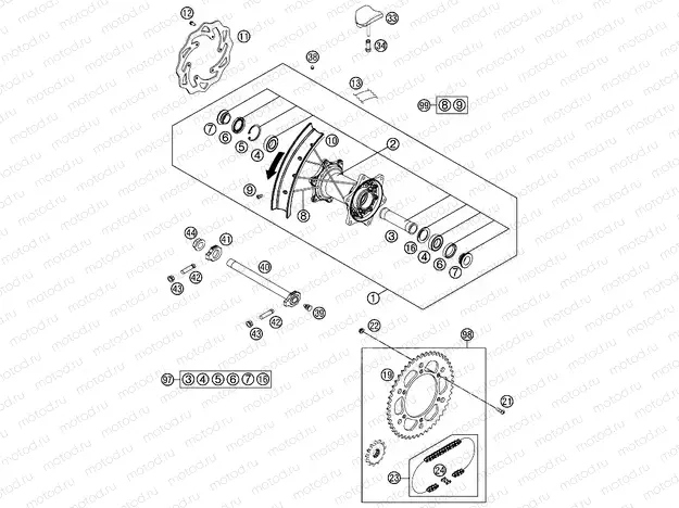 REAR WHEEL|Frame|10