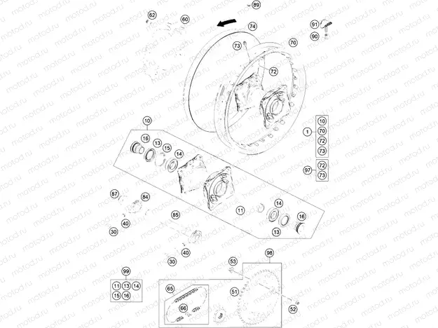 REAR WHEEL|Frame|10