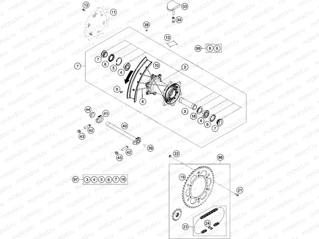 REAR WHEEL|Frame|10