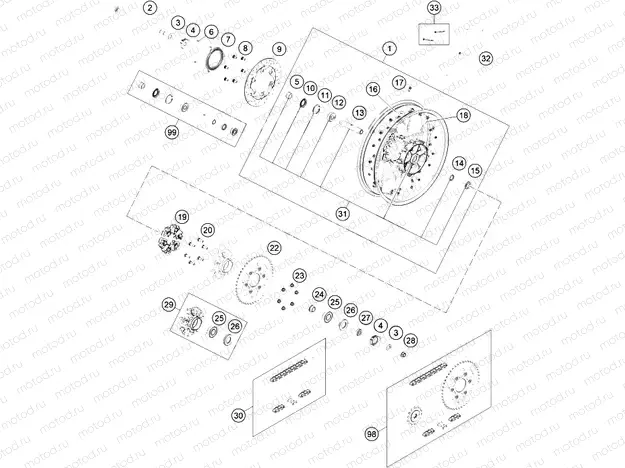 REAR WHEEL|Frame|10
