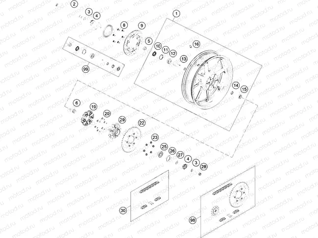 REAR WHEEL|Frame|10