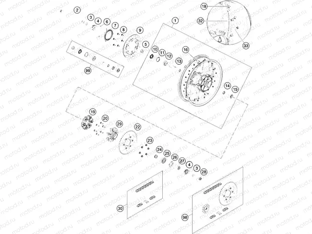 REAR WHEEL|Frame|10