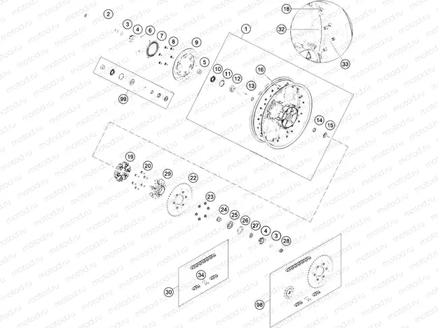 REAR WHEEL|Frame|10