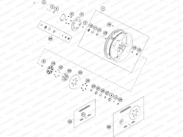REAR WHEEL|Frame|10