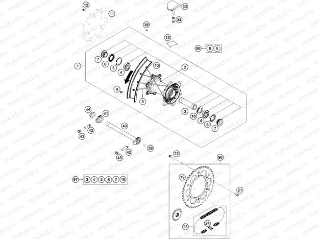 REAR WHEEL|Frame|10