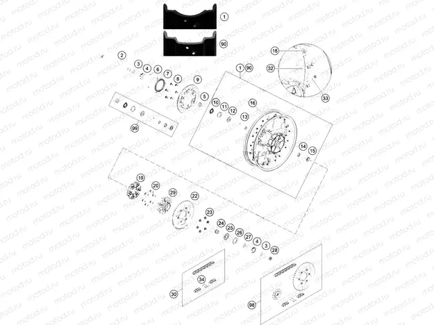 REAR WHEEL|Frame|10