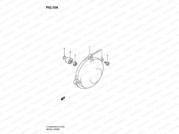 RECOIL COVER (LT-A400FL0)
