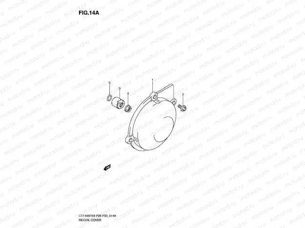 RECOIL COVER (LT-F400FL0)