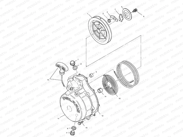 RECOIL STARTER - A00AA32AB (4960076007C014) | RECOIL STARTER - A00AA32AB (4960076007C014)
