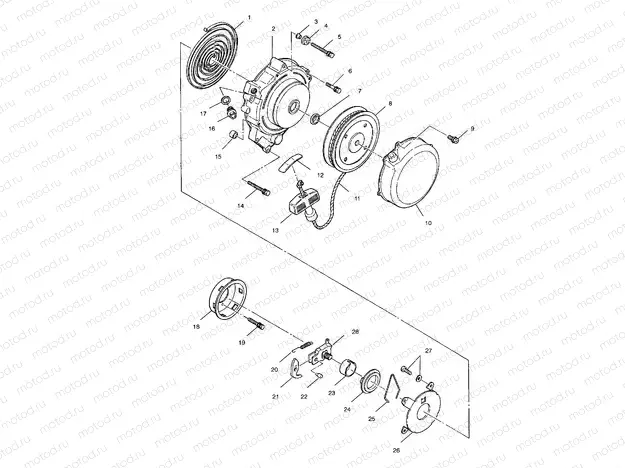 RECOIL STARTER - A00BA25CA (4954825482C013) | RECOIL STARTER - A00BA25CA (4954825482C013)