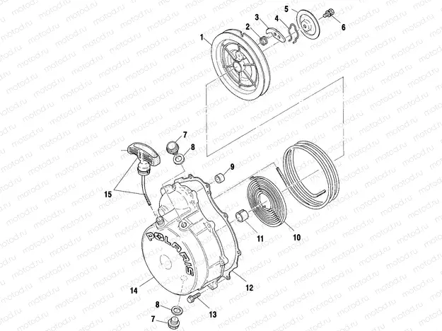 RECOIL STARTER - A00CH33AB (4957715771D008) | RECOIL STARTER - A00CH33AB (4957715771D008)