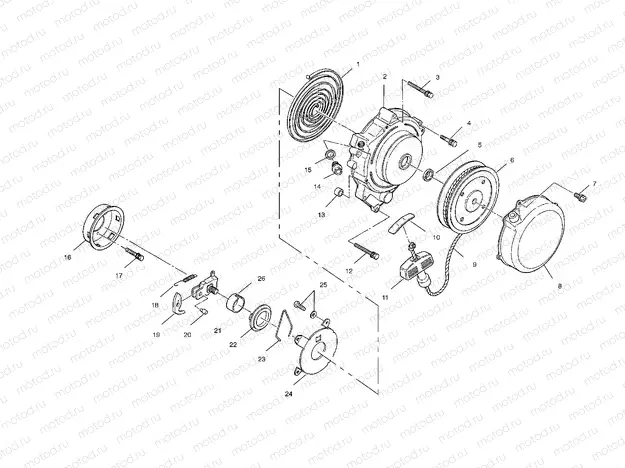 RECOIL STARTER - A01AG25CA (4963866386C013) | RECOIL STARTER - A01AG25CA (4963866386C013)