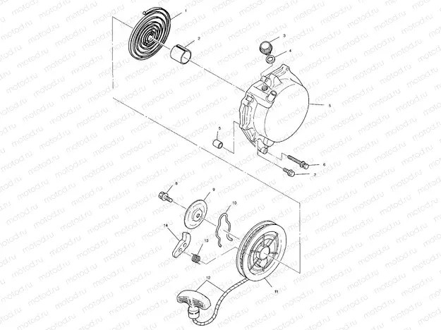 RECOIL STARTER - A01CG38CA (4963916391C014) | RECOIL STARTER - A01CG38CA (4963916391C014)