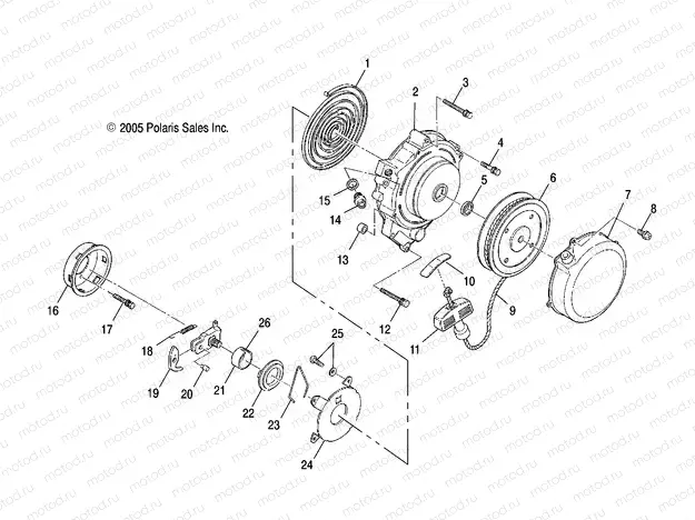 RECOIL STARTER - A04BA25CA/CB (4999201499920149C09) | RECOIL STARTER - A04BA25CA/CB (4999201499920149C09)