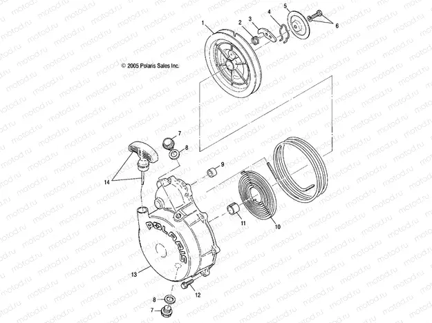 RECOIL STARTER - A06CA32AA/AB (4999201549920154D04) | RECOIL STARTER - A06CA32AA/AB (4999201549920154D04)