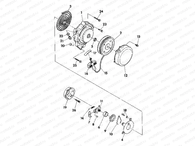 Recoil Starter Assembly (4918531853042A) | Recoil Starter Assembly (4918531853042A)