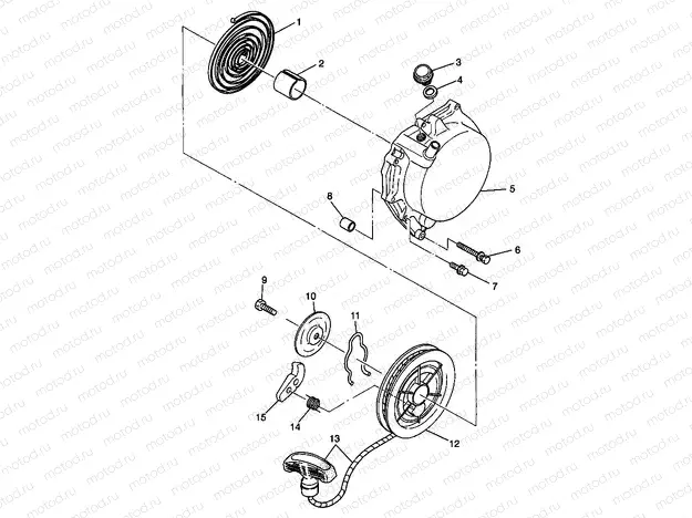 RECOIL STARTER Sport 400L W98BA38C (4947234723D002) | RECOIL STARTER Sport 400L W98BA38C (4947234723D002)