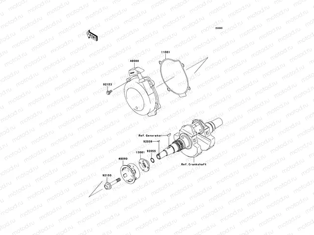 Recoil Starter(-VF650AE640351)