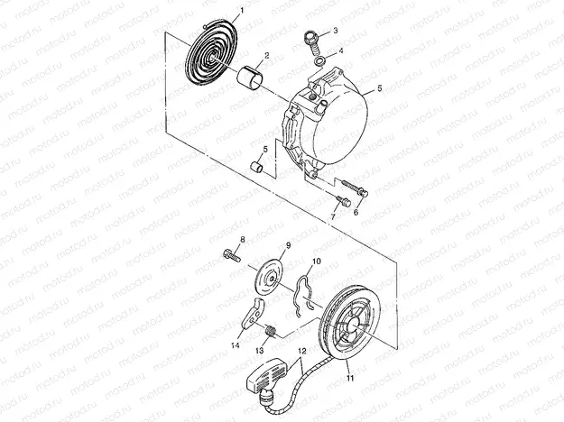 RECOIL STARTER XPLORER 300 W97CC28C (4939813981D003) | RECOIL STARTER XPLORER 300 W97CC28C (4939813981D003)