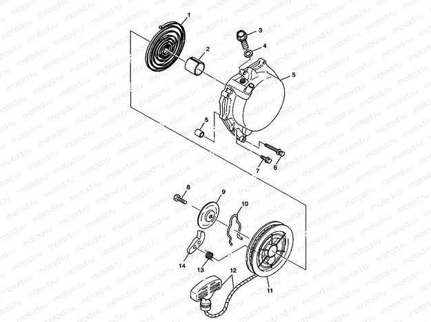 RECOIL STARTER XPRESS 300 W98CA28C (4945364536C014) | RECOIL STARTER XPRESS 300 W98CA28C (4945364536C014)