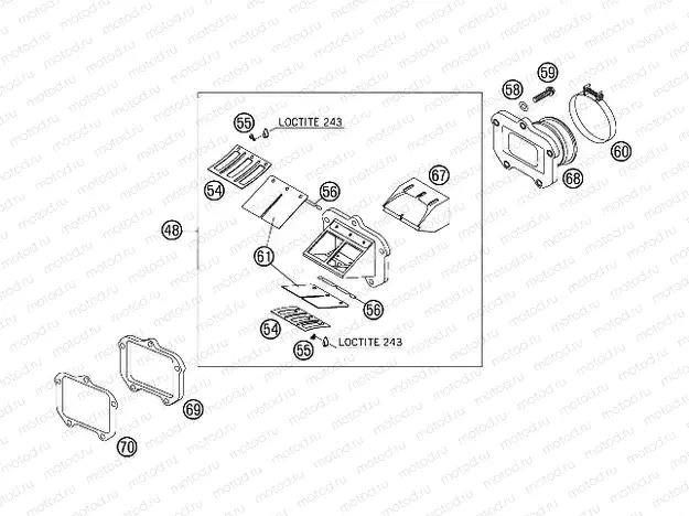 REED VALVE CASE