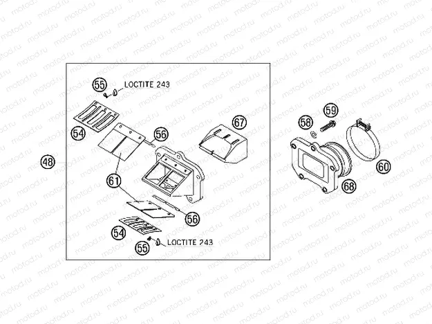 REED VALVE CASE