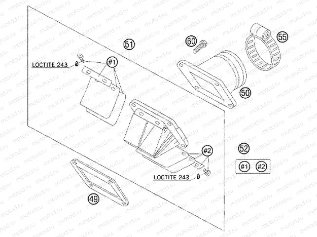 REED VALVE CASE