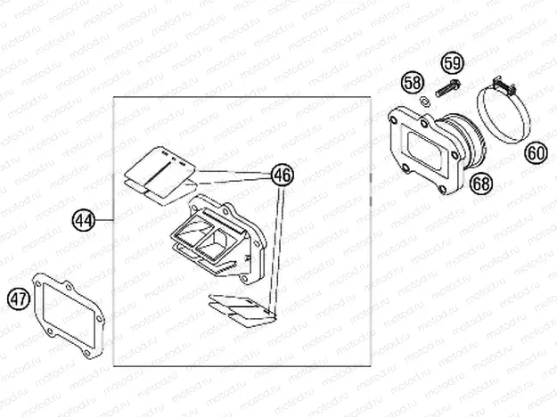 REED VALVE CASE
