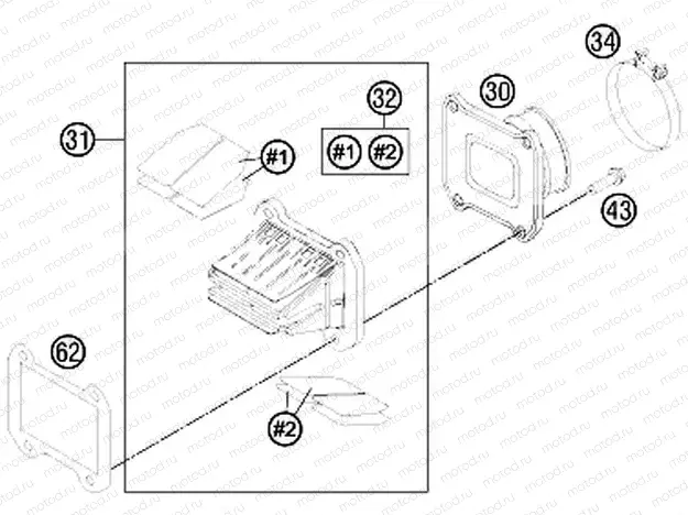 REED VALVE CASE