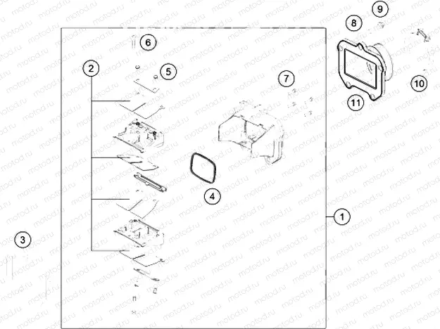 REED VALVE CASE