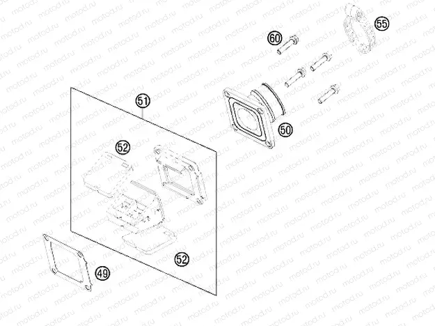 REED VALVE CASE|Engine|30