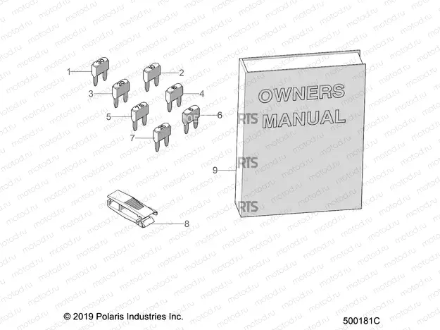 REFERENCE | REFERENCE, OWNERS MANUAL AND TOOL KIT - T20AARGB ALL OPTIONS (500181C)