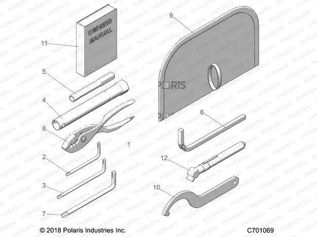 REFERENCE | REFERENCE, OWNERS MANUAL AND TOOL KIT - Z22NAS99CZ (C701069)
