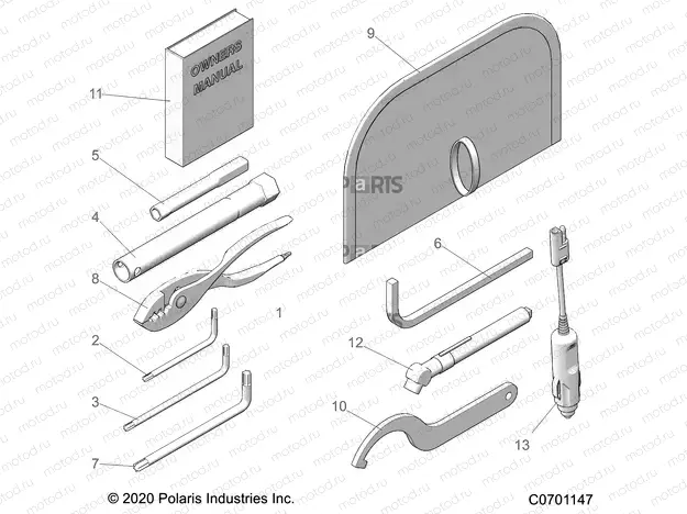 REFERENCE | REFERENCE, OWNERS MANUAL AND TOOL KIT - Z23NAE99FR/SCR/FR (C0701147)
