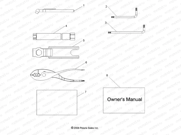 REFERENCES | REFERENCES, TOOL KIT and OWNERS MANUAL - R13VE76FX/FI (49RGRTOOL09RZRI)
