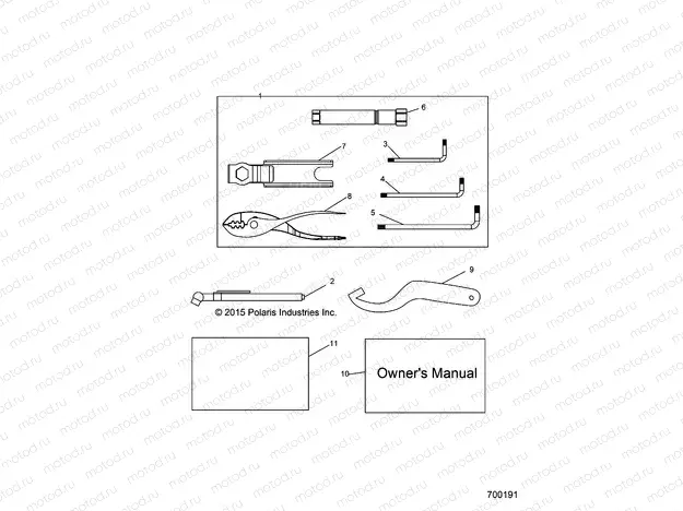 REFERENCES | REFERENCES, TOOL KIT and OWNERS MANUALS - R19RMA50B4/B1 (700191)