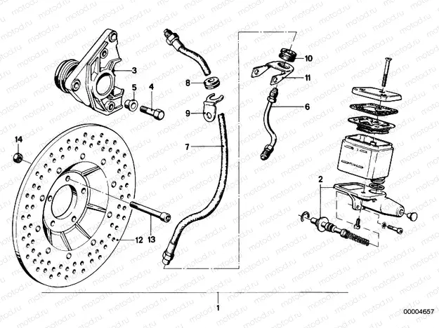 Retrofit kit, double disc brake