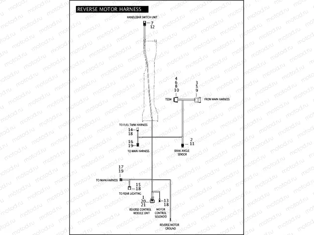 REVERSE MOTOR HARNESS