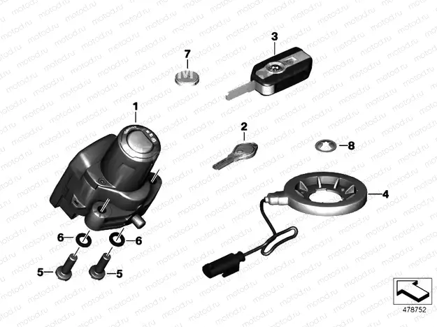 RF REMOTE CONTROL LOCKING SYSTEM