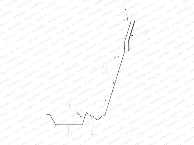RH DRIVE | RH DRIVE, BRAKE LINES MID - L12G4A/L12G4S (49GEMRHDRIVE11BRAKEE4)