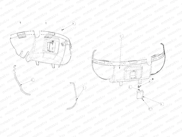 RH DRIVE | RH DRIVE, DASH LOWER - e2/e4/eS/eL/eLXD (49GEMRHDRIVE11DASHE2)