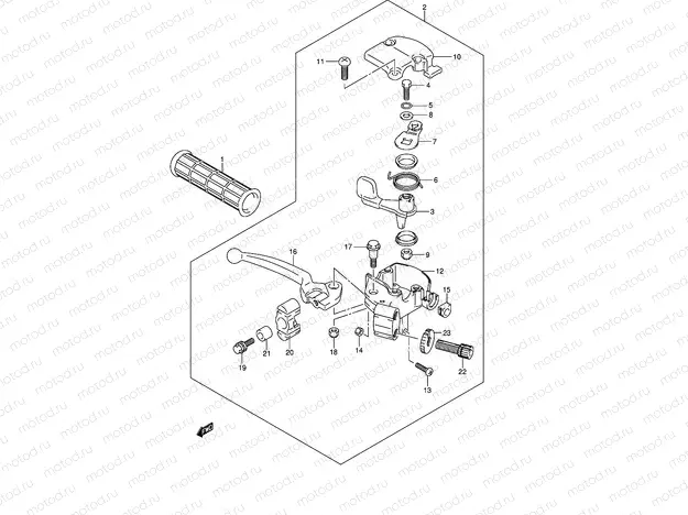 RH HANDLE LEVER