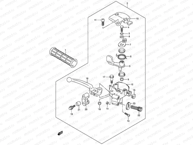RH HANDLE LEVER