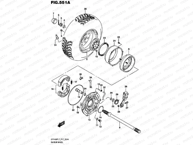 RH REAR WHEEL