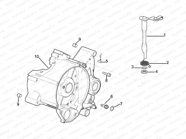 Right crankcase