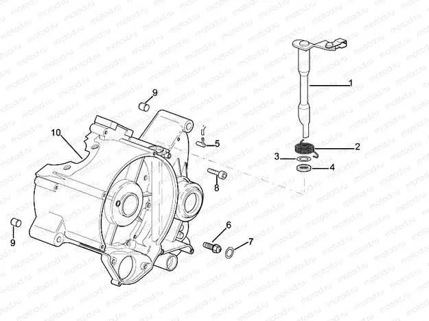 Right crankcase