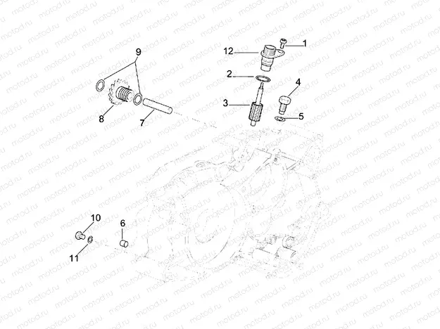 Right crankcase